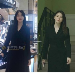 먹튀검증 토토군 포토 수지vs한소희 같은 원피스